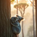 dlaczego misie koala tulą się do drzewa